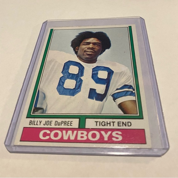 Topps Football Card Other - Billy Joe Dupree RC 1974 Rookie Topps Football Card # 277 Dallas Cowboys Vintage